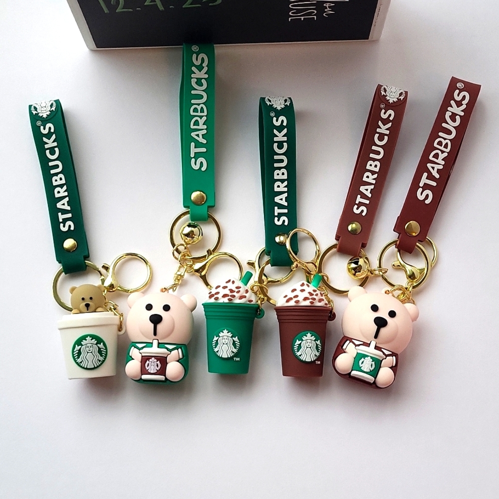 Starbucks keychains